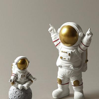 China Europe sale resin astronaut/hot astronaut statue/indoor/outdoor ornaments home decors figure store for sale