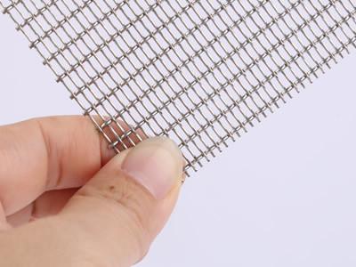 China A planície tecida da cortina do fio tece o metal decorativo Mesh For Large Surface Coverings à venda