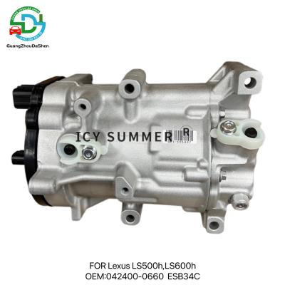 China 0424000660 EV Car AC Compressor For Lexus LS500h LS600h Automotive Cooling Compressor 042400-0660 for sale