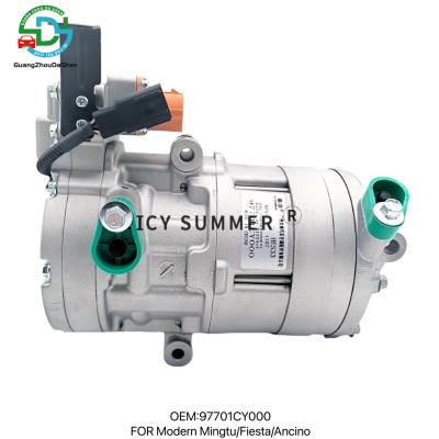 China 97701CY000 EV Car AC Compressor FOR Modern Mingtu/Fiesta/Ancino for sale