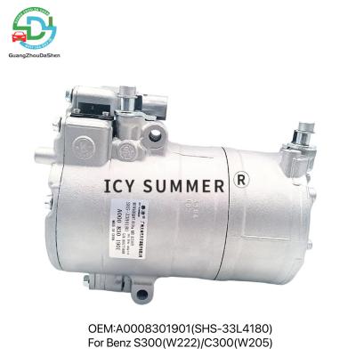 China A000830190 SHS-33L4180 Hybrid Car AC Compressor For Benz S300 W222 C300 W205 for sale