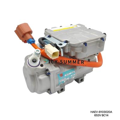 China EV Electric Car AC Compressor HAEV-8103020A Air Compressor For BYD E5 653V BC14 for sale