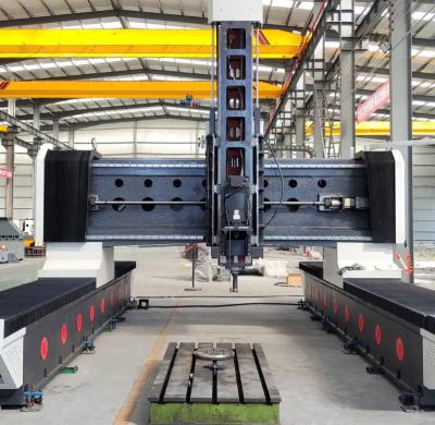 China Φ70U Drill Split CNC Gantry Drilling Machine 13T B150 Spindle for sale