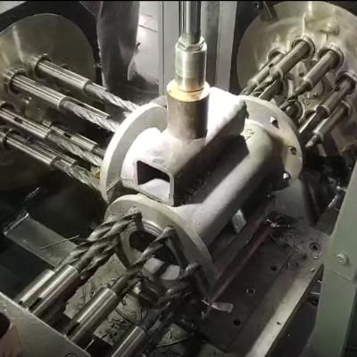 China PLC Three Sided Multi Hole Cnc Drilling And Tapping Machine φ295 φ525mm Maximum Drilling Center Distance for sale
