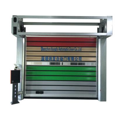 China High Fast Rolling Windproof Security Speed Aluminum Spiral Door for sale