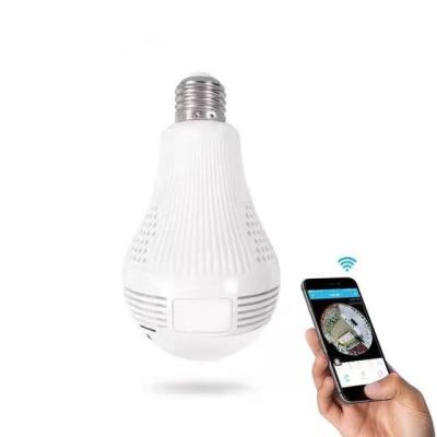 China Hot Selling NIGHT VISION 360 Degree Panoramic CCTV 2Mp Wifi IP Camera Bulb Hidden Camera 1080P for sale