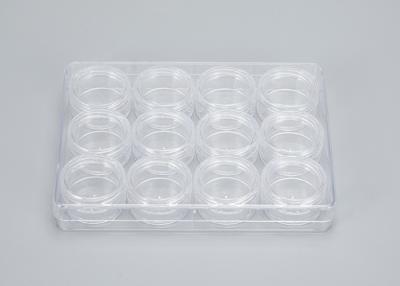 Chine Pots crèmes cosmétiques ronds clairs avec le matériel du couvercle 10g 15g picoseconde à vendre