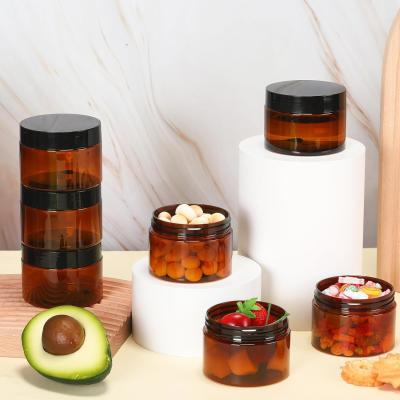 Cina Logo personalizzato Vaso di plastica per la bellezza per le necessità di confezionamento e marchio personalizzati in vendita