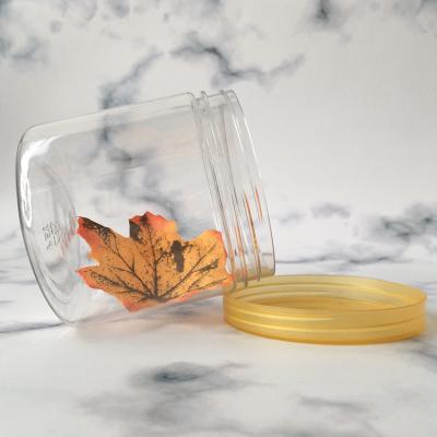 China 85 Diameter Plastic Jar Containers with Custom Printing Transparent Packaging for sale