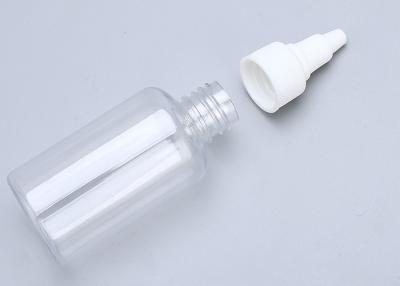 China El dropper del plástico transparente del aceite esencial 50ml 30ml embotella la impresión de la pantalla en venta