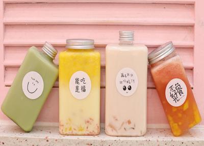 中国 8ozタンパーの証拠のふたが付いているプラスチック ジュースのミルクの茶びん 販売のため