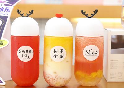 Cina Calibro 68mm 500ml Juice Bottles eliminabile di plastica BPA libero in vendita
