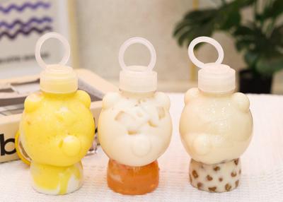中国 引張環カバー ミルクの茶は400ml Squeezableジュースのびんをびん詰めにする 販売のため