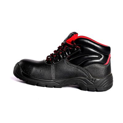 China OEM de couro genuíno do tipo de aço e tecido de nylon para suas necessidades botas de segurança à venda
