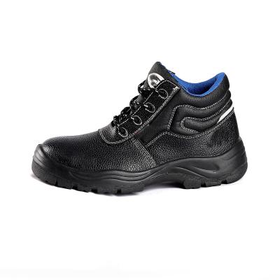 Chine Chaussures de sécurité en cuir de vache en relief haute coupe moyenne anti-ponture anti-statique soubassement EVA à vendre