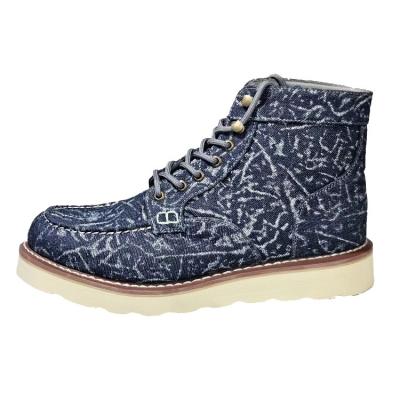 China Canvas and Lace-up Closure The Perfect Combination in Goodyear Protection Footwear Safety Shoes for sale