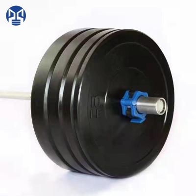 China Fitness Home Rubber Strength Training Black Weight Lifting Weight Plate Rubber Bumper Olimpic Rubber for sale