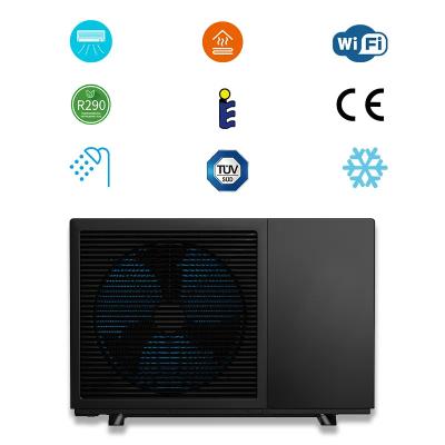 China Car SolarEast OEM Inver-Spark Full-Inverter Heating & Cooling R290, COP Air Source Dc Inverter Floor Heat Pump Water Heater for sale