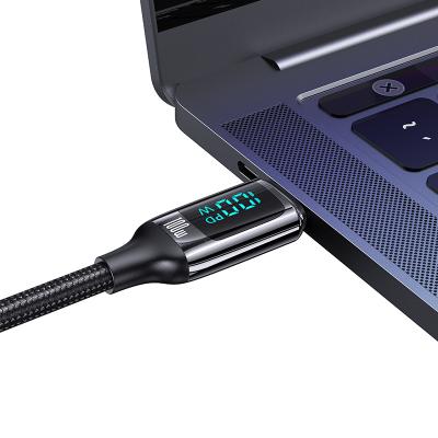 China 100W Super Charge USAMS SJ546 Output USAMS SJ546 Fast Speed 100W Big USB C to C Charger Data Cable for sale