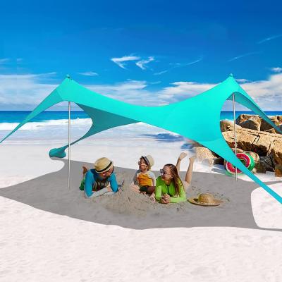 China Extended Type High Quality Canopy Sun Shelter Beach Umbrella Tent For Sale for sale