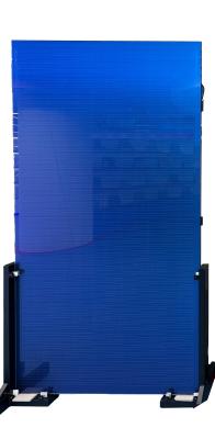 중국 블루 광전기 유리 모듈 이중 계층 온화 Bipv 유리 패널 8mm * 8mm 460W 판매용