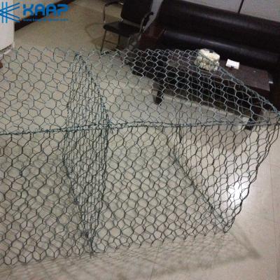 중국 돌을 위한 길쌈된 육각형 구멍 2.0mm 직류 전기를 통한 Gabion 바구니 감금소 판매용