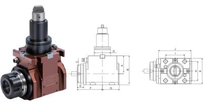 China Power High Performance Live Tool Holder Bmt55 Live Tooling met aangepast logo Te koop
