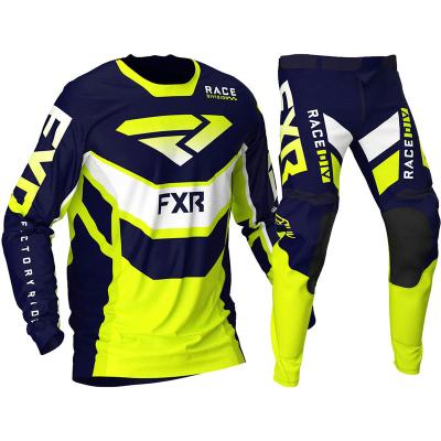 China 2022 New FXR Motocross Anti-UV Speed Dirt Bike MX Suit Motorcycle Tank Top Set Long Sleeve Motorcycle fxr for sale