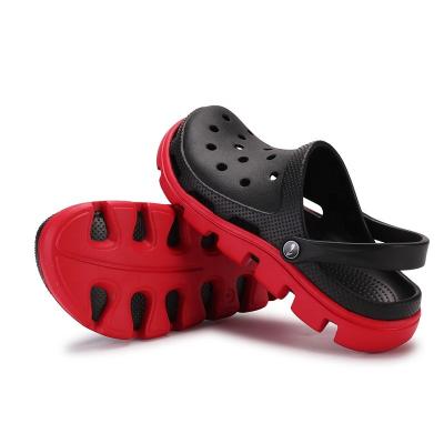 China New Massage Summer Lovers' Culture-hole Shoes Leisure Outdoor Men's Women's Garden Croc Non-Slip Thickened Unisex Shoes for sale