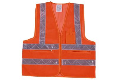 Chine De travail d'uniformes de poids léger salut de force gilet orange/haut visibilité de jaune pour le travailleur d'entrepôt à vendre