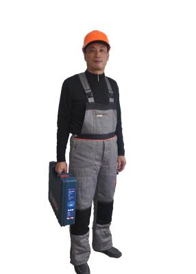 China Two Tone Contrast Winter Bib And Brace Work Trousers Soft Material With Tear Resistance for sale