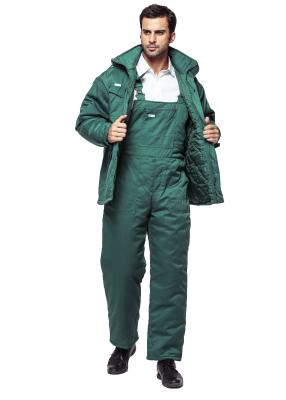 China Twill Bib & Brace Workwear / Waterproof Trousers With Braces With Padding Hood for sale