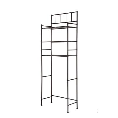 China Traditional 3 Tier Bathroom Space Saver Over The Toilet Rack Bathroom Corner Rack Storage Organizer Holder for sale