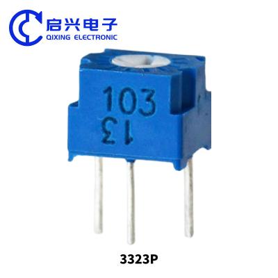 China 3323 Series Single Turn Metal Glass Glaze Trim Potentiometer for sale