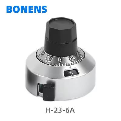 Cina H-23-6A Multi-turn 0-14 15 Turns Controllo del volume Manopole digitale 3590S 534 Potenziometro Manopole in alluminio 6.4mm in vendita