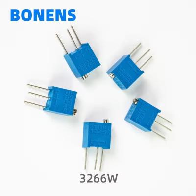 China 3266W 1k Ohm Metallic Glass Glazed Precision Multiturn Trim Potentiometer 3266 Variable Resistor for sale