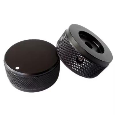 China Solid Aluminum Electronic Accessory Potentiometer Knob Volume Control Knob for sale