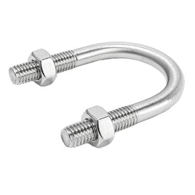 China NXF ASTM JIS EN 316/0Cr17Ni12Mo2/1.4401 M10 55mm Hexbolt Fasteners Stainless Steel 316 U-Bolt for sale