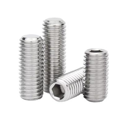 China NXF ASTM DIN JIS 316Ti/0Cr18Ni12Mo2Ti M6 12mm Stainless Steel 316Ti Hexagon Socket Screw Headless Machine Screw for sale