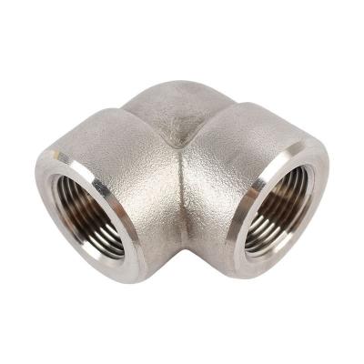 China NXF JIS EN ASTM B127 MONEL 400 Aleación/UNS N04400 DN15-1200 Clase 150-2500 Aleación de níquel 400 Forja con rosca de 45° y 90° Codo en venta