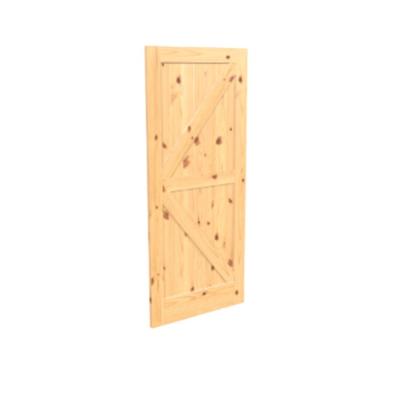 China The modern k-type sliding barn door is perforated for the whole, size 36 inch X 84 inch for sale