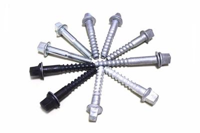China Durable Corrosion Resistant OEM Railroad Screw Spike For Railway Construction for sale