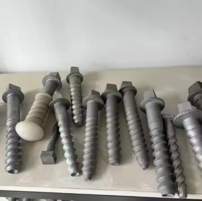 China Thread Rail Fasteners Screw Spike Durable Corrosion Resistant for sale