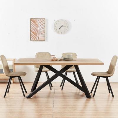 China Nordic Stylish Modern Antique Fashion Stainless Steel Design Furniture Luxury Apartment Dining Tables for sale