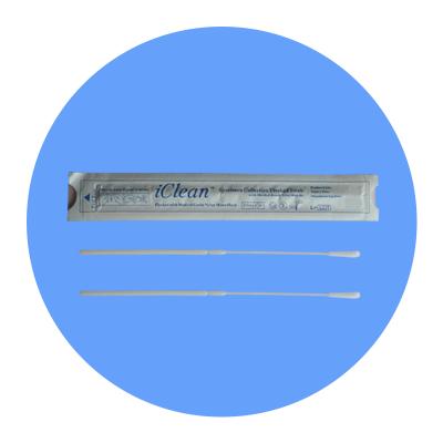 China Sterile nasopharyngeal swab assembled oral nasal swab medical laboratory transport disposable nasal swab medium for sale