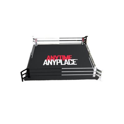 China Steel+ EVA Foam +1000D PVC Coating Custom Printed High Training Ring Boxing Ring For Sale for sale