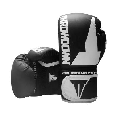 China Adults Boxing Gloves For OEM Red Black Training Logo Thai Boxing Fashion PU Leather Martial Arts Type New for sale