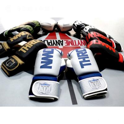 China Supplier Custom Logo 8oz/10oz/12oz/14oz/16oz Functional Layers Manufacturer PU Leather Training Boxing Gloves for sale