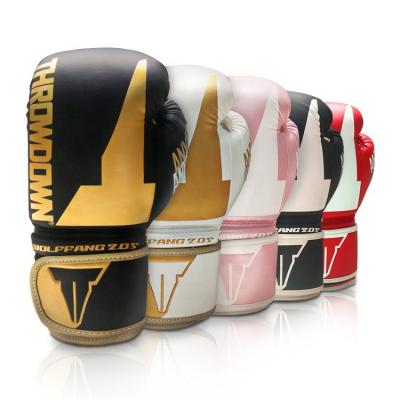 China Functional Layers PU Leather Boxing Gloves High Quality for sale