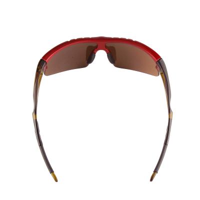 China New 2019 sports red coating lens sports glasses with good discount, sports cycling sunglasses with polarized lens for sale